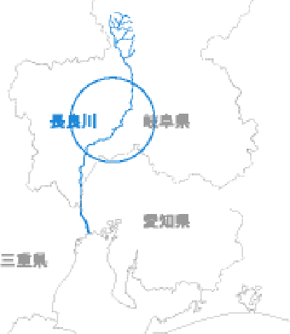 長良川上流から中流エリアマップ