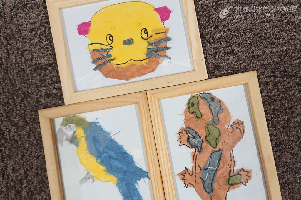 ちぎり絵あそび